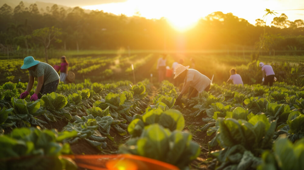 Lavoura organizada por cooperativa agrícola para investir em cooperativas